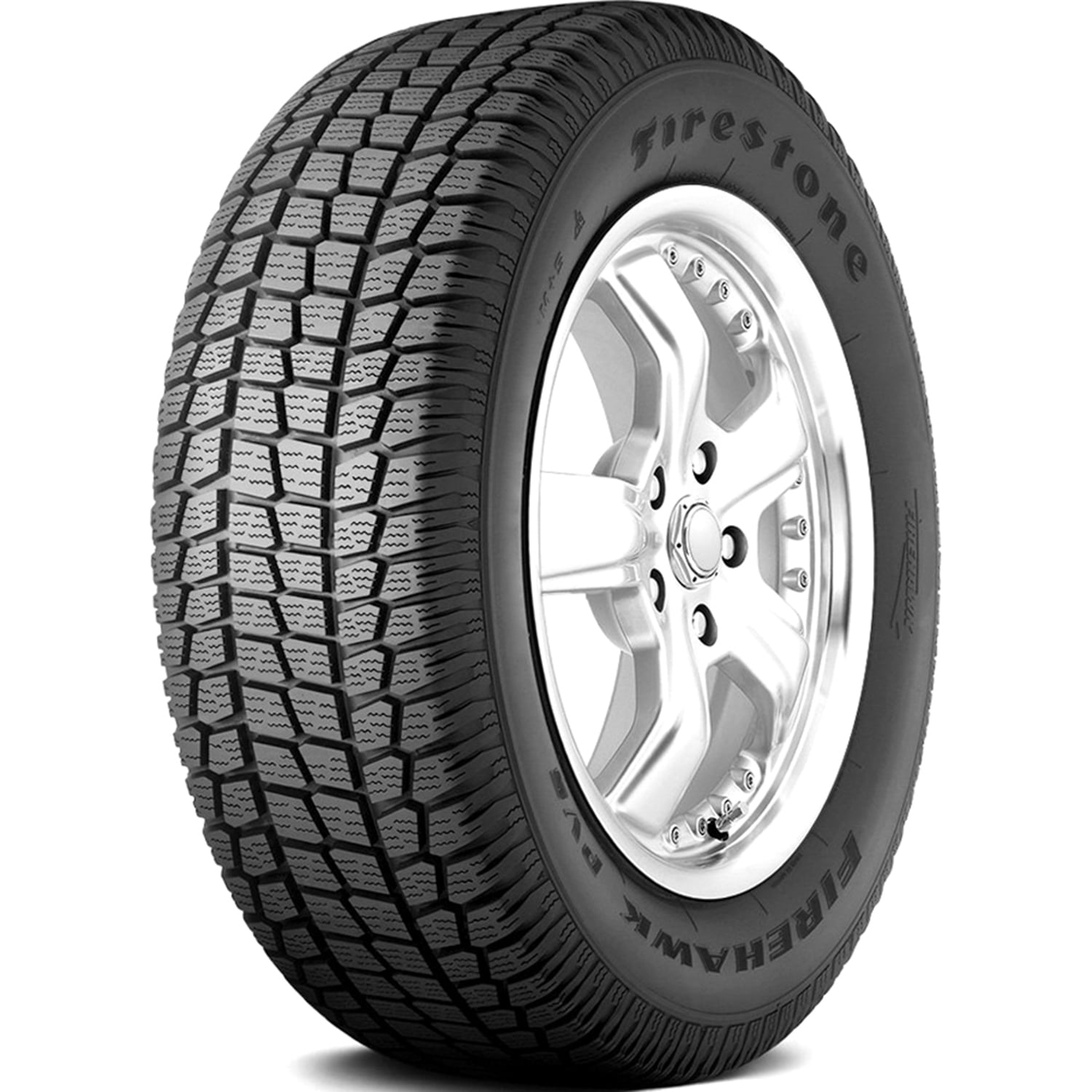 Firestone Firehawk PVS 235/55R17 98V (Studless) Snow Winter Tire Fits: 2006-09 Buick Lucerne CXL, 2006 Cadillac DTS Base