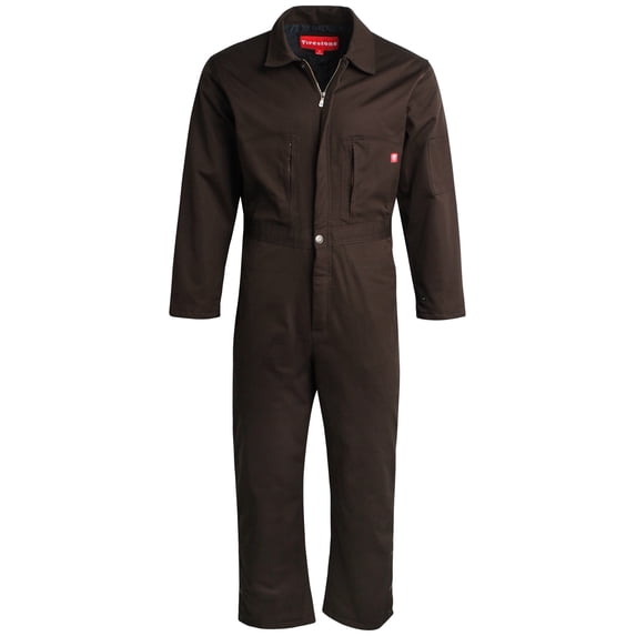 Firestone Mens Coveralls Water-Resistant Twill Workwear Durable Quilted Lining Utility Jumpsuit