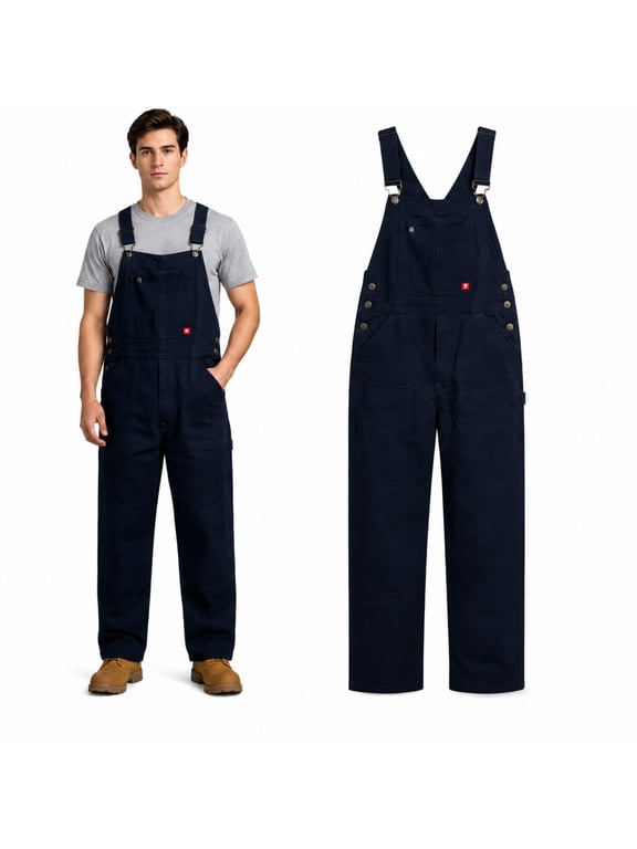 Mens Overalls - Warm Insulated Bib Overalls for Men, Durable Workwear Bibs, Sizes Run Small