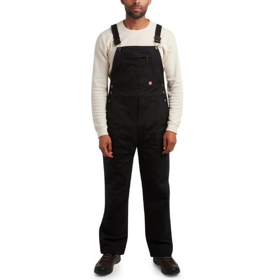 Firestone Mens Overalls - Water Resistant Mechanical Stretch Twill Bib Overalls Utility Jumpsuit (M-XXL)