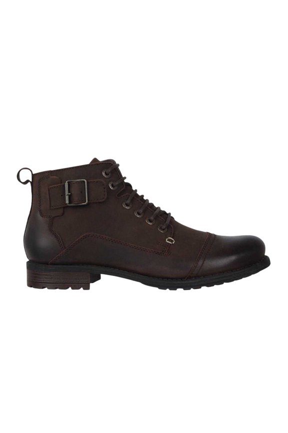 Mens Webb Buckle Detail Boots