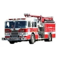 thumbnail image 1 of Firetruck Edible Image Cake Topper, by Whimsical Practicality, 1 of 1