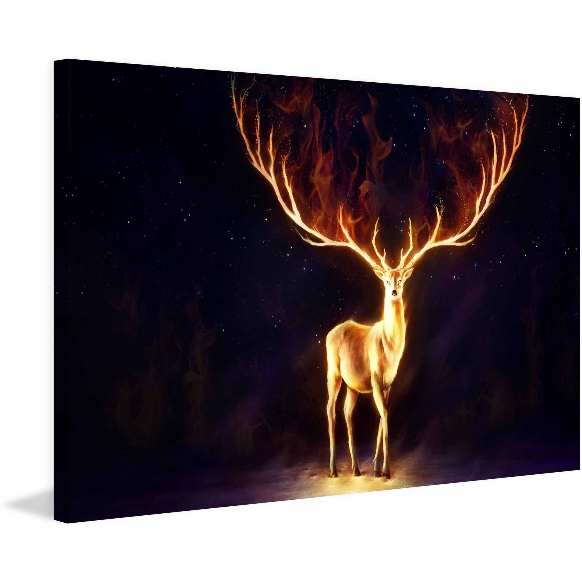 "Firewalker" Painting Print on Canvas