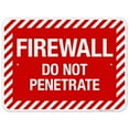 thumbnail image 1 of Firewall Do Not Penetrate Sign, Fire Safety Sign,, 1 of 8