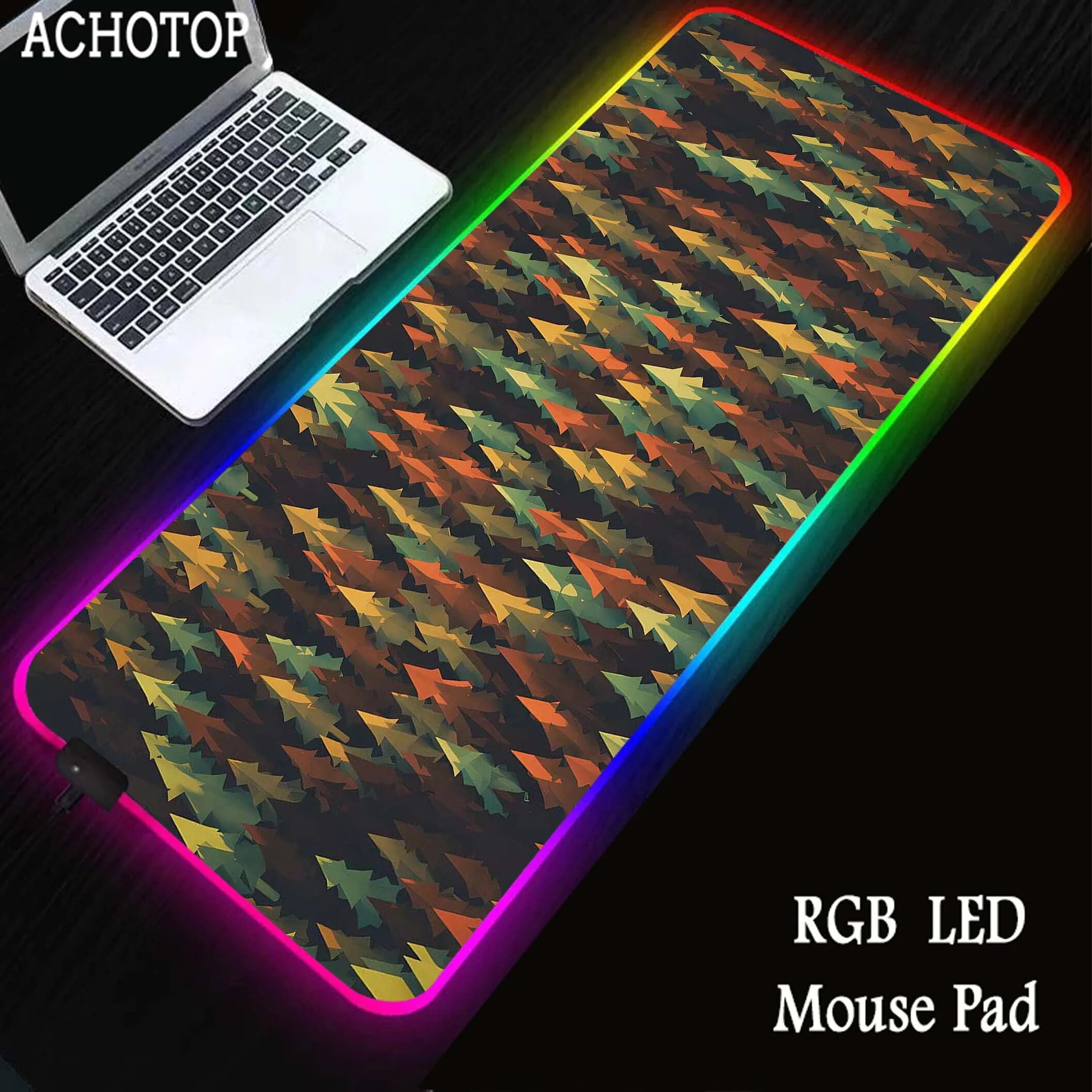 Firewatch Mousepad RGB Mouse Pad Scenery Antislip Pad X Rubber Carpet