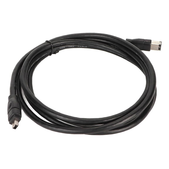 Firewire DV Cable 6 Pin to 4 Pin Plug and Play IEEE1394 Firewire Cable for JVC Camcorders 5.9ft