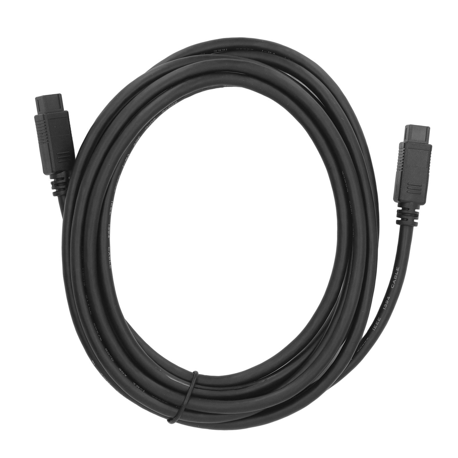 Firewire DV Cable 9 Pin to 9 Pin 800Mbps Male to Male High Speed