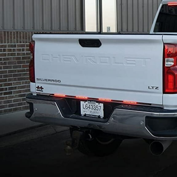 Firewire LEDs Emergency Truck Strobe Lights | Safety Vehicle Lighting Back Window or Under Tailgate LED kit with Strobe Controller | 49" Inch Strobe Light (Red/White)