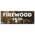 thumbnail image 1 of Firewood $5.00 | 36" X 96" Banner | Heavy Duty 13oz. Outdoor Vinyl Single Sided With Grommets | Made in The USA, 1 of 4