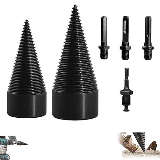 Firewood Splitter Tool 32mm Firewood Log Splitter Drill Bit - Heavy ...