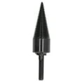 Firewood Drill Bit Wood Log Splitter Carbon Steel Cone Hex Shank