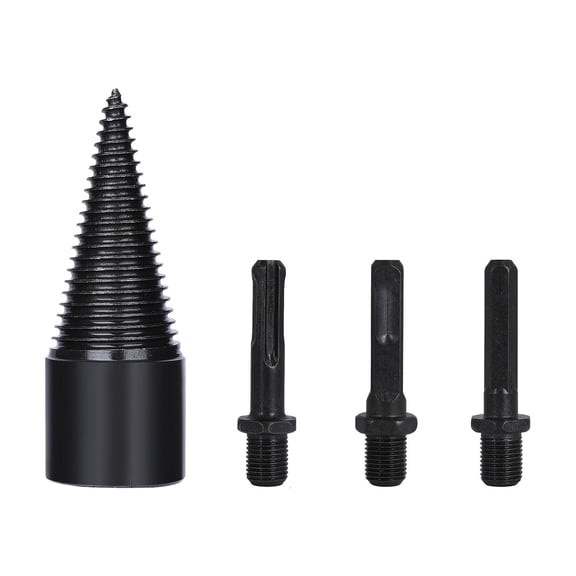 Firewood Drill Bit Wood Splitter Drill Bit Save Labors Easy to Use High Efficient Electric Drills Bits Heavy Duty for Farm Outdoor Household 32mm