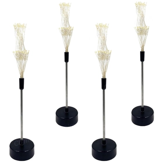 Firework Centerpiece Lights,120 LED Fairy Light Banquet Table Centerpiece Lighting Decoration Star Pyrotechnics, Spirit Tree with Remote, for Christmas Party Indoor Decor Gift,4 Pack Warm White