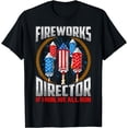 thumbnail image 1 of Firework Director Technician I Run You Run 4th Of July Mens T-Shirt, 1 of 3
