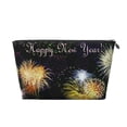 thumbnail image 1 of Firework Happy New Year Purse Organizer Handbags Totes Leather Zipper Printing Bag For Women Travel Toiletry Bag, 1 of 7