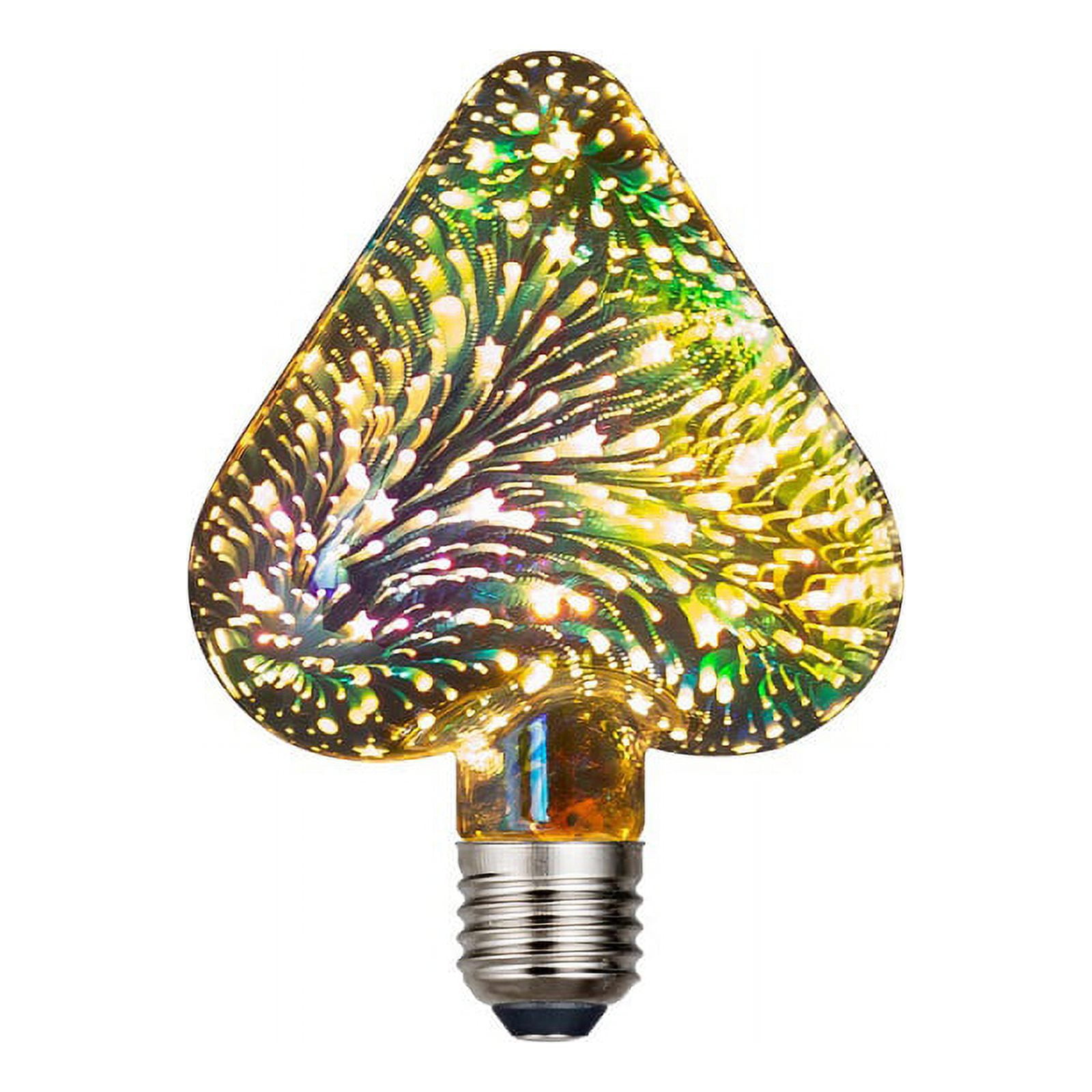 Firework Light Bulbs, Infinity 3D Light Fireworks Effect ST19 LED Light