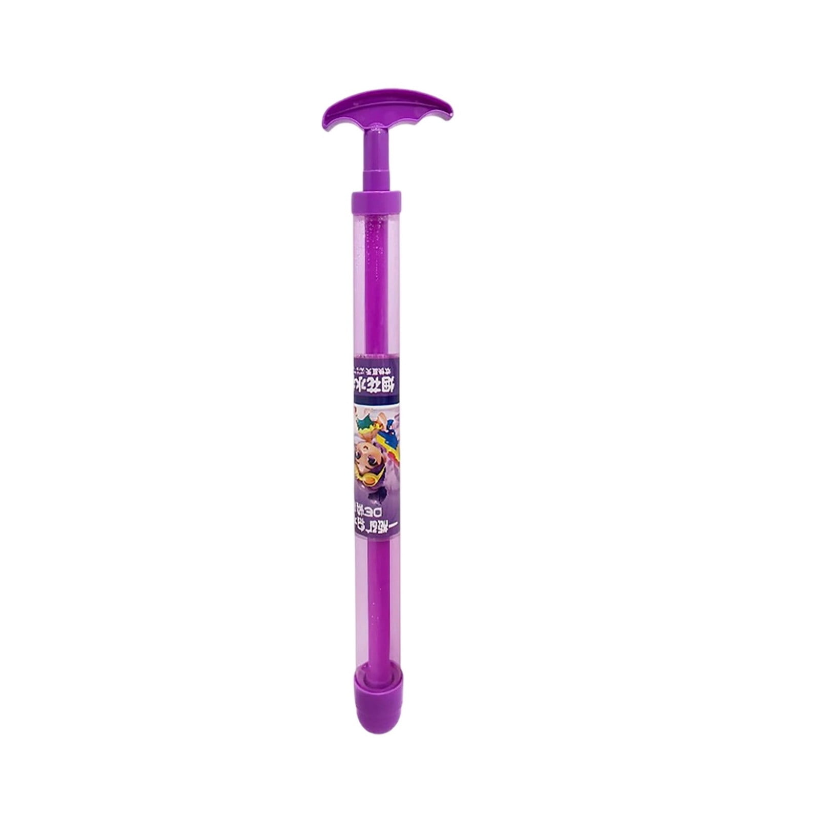 Firework-Shaped Spray Water Gun, 15.2in Pull-Out Large Capacity Water Blaster for Pool Beach Summer Outdoor Party Games Fireworks Water Gun Firework Water Gun (Purple)