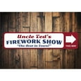 thumbnail image 1 of Firework Show Novelty Decor, Metal Wall Sign - 4x18 Inches, 1 of 4