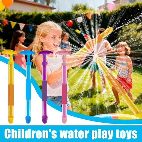 Firework Water Gun 15.15in, Manual Water Shooting, Perfect for Summer Outdoor Fun and Beach Activities (Pink)
