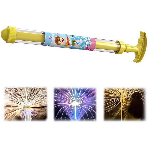 Firework Water Spray Toy, Glowing Rainbow LED Water Blaster, Sprays Waters Like Fireworks, Water and Light Effects, Used for Summer Pool, Backyard, Beach, Beach Parties