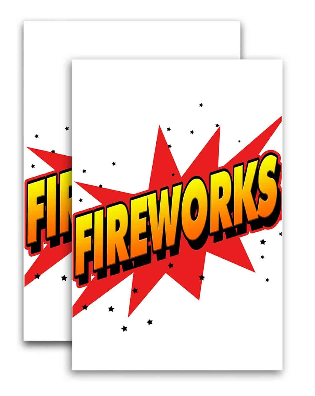Firework Paper Sign Fireworks (24