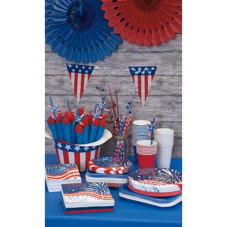 Fireworks 4th of July Party Napkins, 16ct