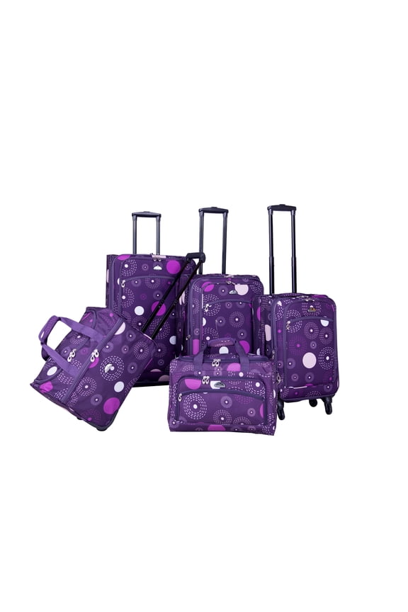 Fireworks 5-Piece Spinner Luggage Set