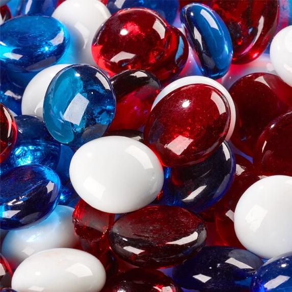 Fireworks Blended Fire Pit Glass Beads | 3/4", 10 lbs