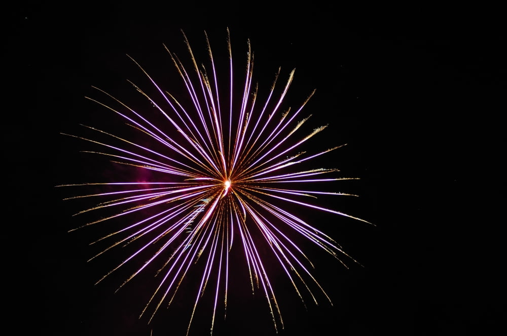 Fireworks Canvas Art - Jerome Andrews (29 x 19)