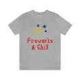 thumbnail image 1 of Fireworks & Chill | Men's 4th of July Shirt | Independence Day Tee, 1 of 8