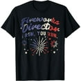 thumbnail image 1 of Fireworks Director I Run You Run Funny 4th Of July Parade T-Shirt, 1 of 3