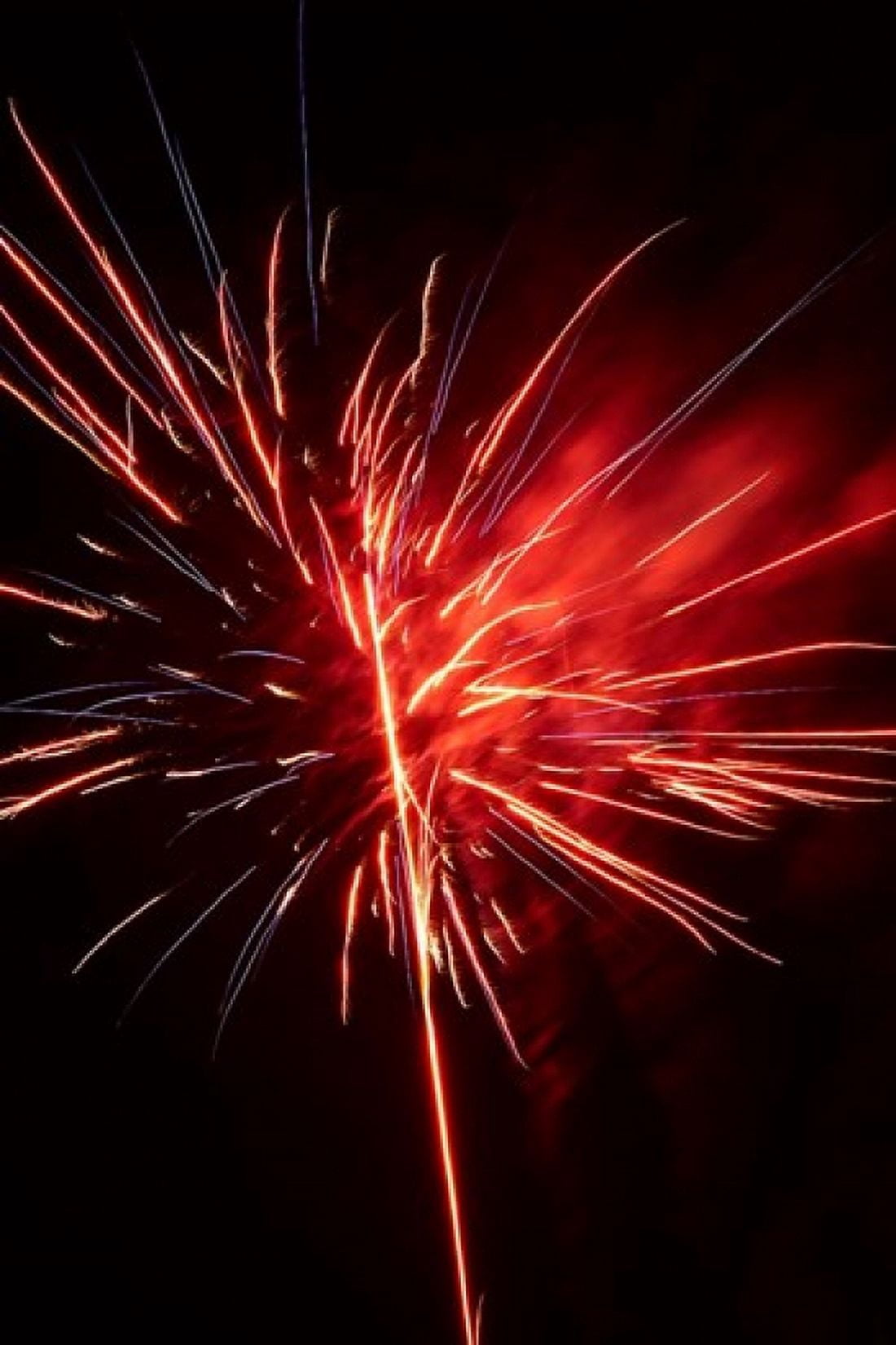 Fireworks Display Mid-Winter Carnival Dunedin New Zealand Canvas Art - David Wall DanitaDelimont (19 x 29)
