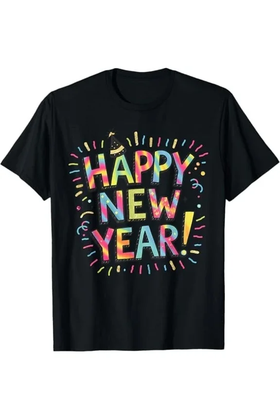 Fireworks Eve 2026 Family Matching Spark Night Graphic Unisex T-Shirt, up to size 5XL