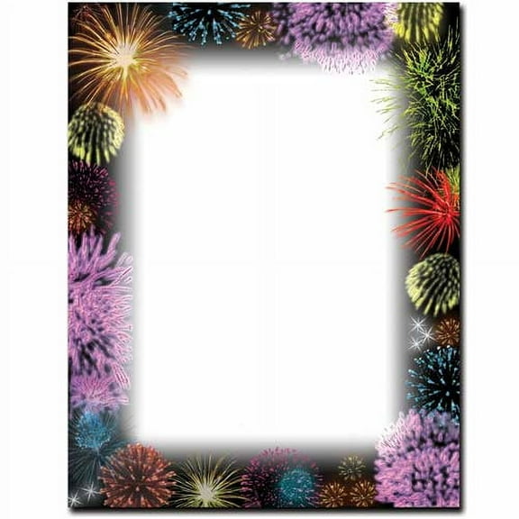 Fireworks Letterhead Laser & Inkjet Printer Paper, 100 Sheets per Pack
