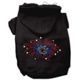 thumbnail image 1 of Pet, Dog  Cat Hoodie Rhinestone, "Fireworks", 1 of 7