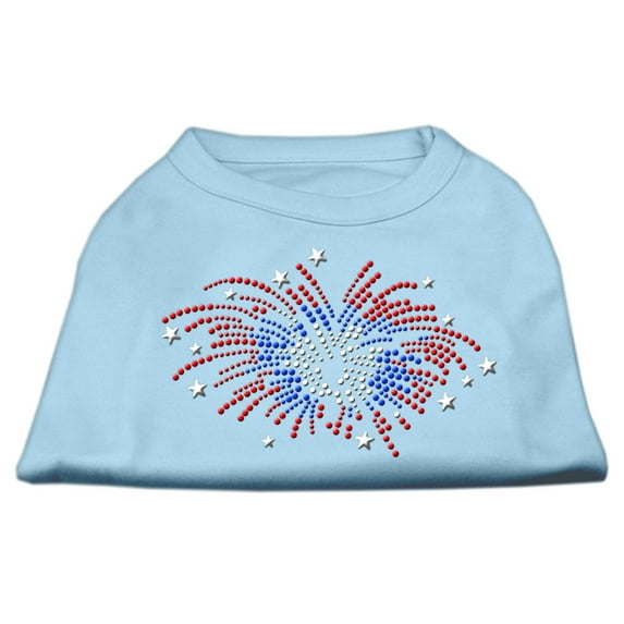Pet Dog Cat Shirt Rhinestone, "Fireworks"