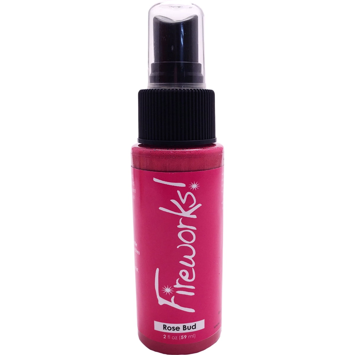 Fireworks! Shimmery Craft Spray W/Shaker Ball 2oz-Rose Bud
