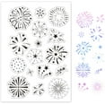 thumbnail image 1 of Fireworks Silicone Clear Stamps New Year s Transparent Stamps, 1 of 8