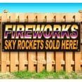 thumbnail image 1 of Fireworks Sky Rockets Or 13 oz Vinyl Banner With Metal Grommets, 1 of 4