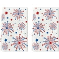 thumbnail image 1 of Fireworks Stars Patriotic 4th of July Kitchen Towels Dish Towels, 18x26 Inch Seasonal Summer Decoration Hand Towels Set of 2, 1 of 6