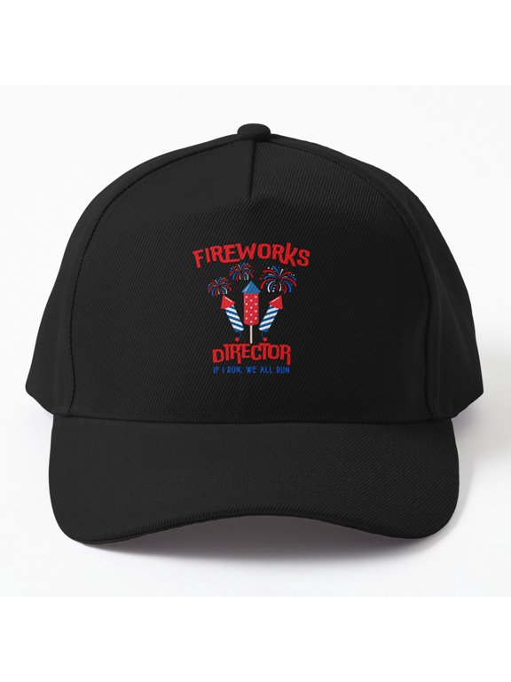 Fireworks Technician Baseball Hat, If I Run You All Run Safety Design, Classic Cap