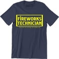 thumbnail image 1 of Fireworks Technicians If You See Me Running Try To Keep Up Funny Slogan Men T-Shirt, 1 of 4