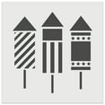 thumbnail image 1 of Fireworks Trio Celebration July 4th DIY Cookie Wall Craft Stencil - 4.5 Inch, 1 of 5