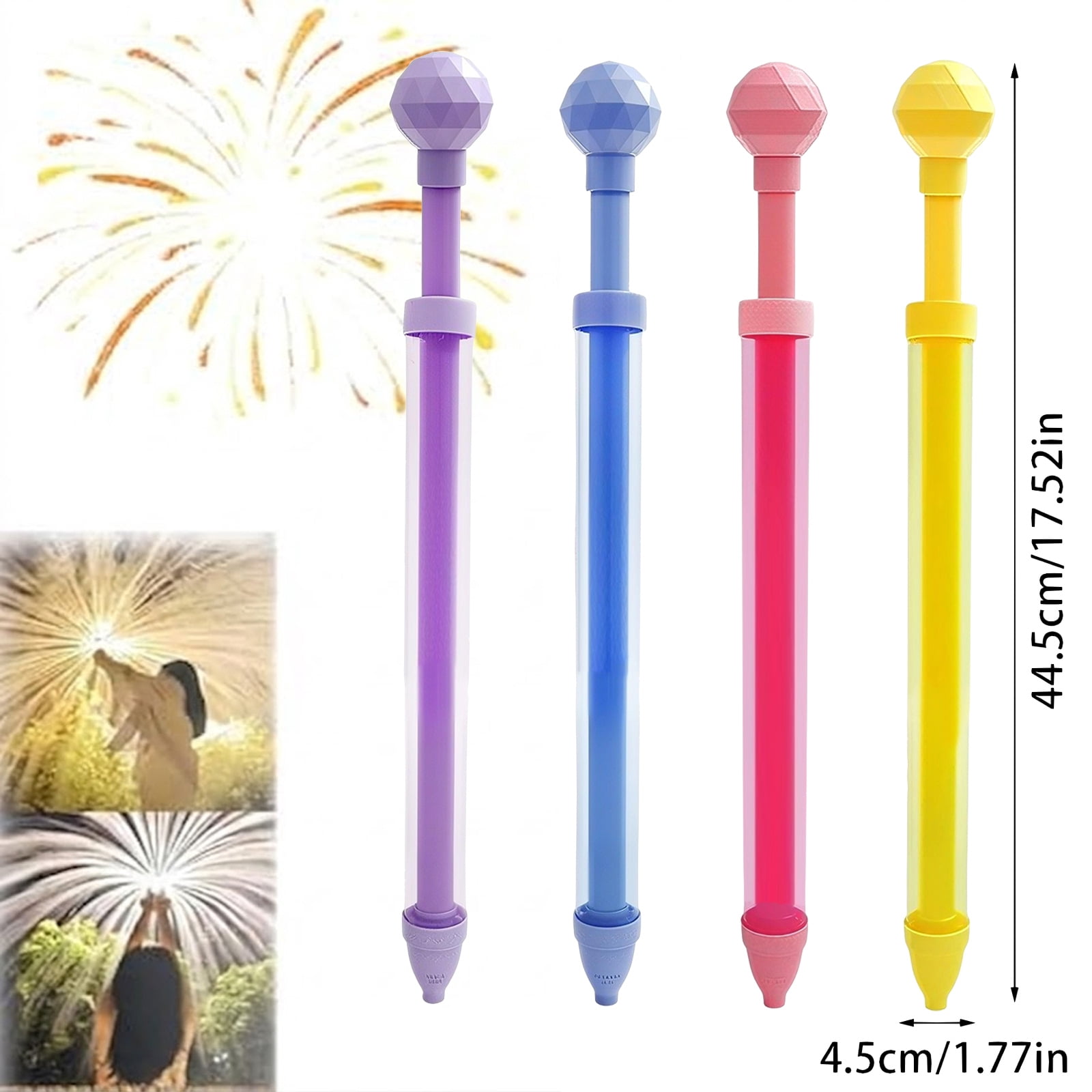 Fireworks Water Blaster Squirt, Water Fireworks Water Squirter Water Gun Bulk, Water Shooters for Pool Swimming Beach Backyard Outdoor Party 17.5"