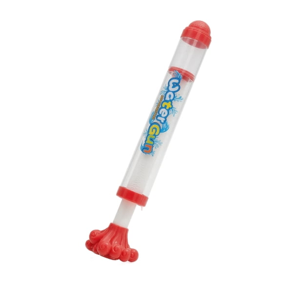 Fireworks Water Gun Pump Action Blaster, Pull Handle Summer Beach Water Shooter for Pool Party Outdoor Backyard Splash Activities (Red)