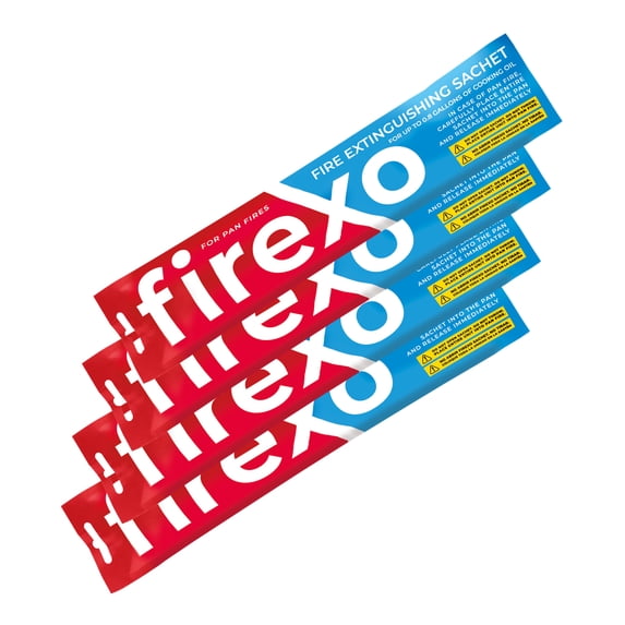 Firexo Pan Fire Extinguisher Sachet - 4 Pack