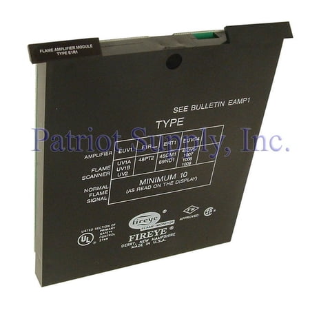 Fireye E1R1 Infrared Auto Check Flame Amplifier For Use With EB700, E110 Chasis