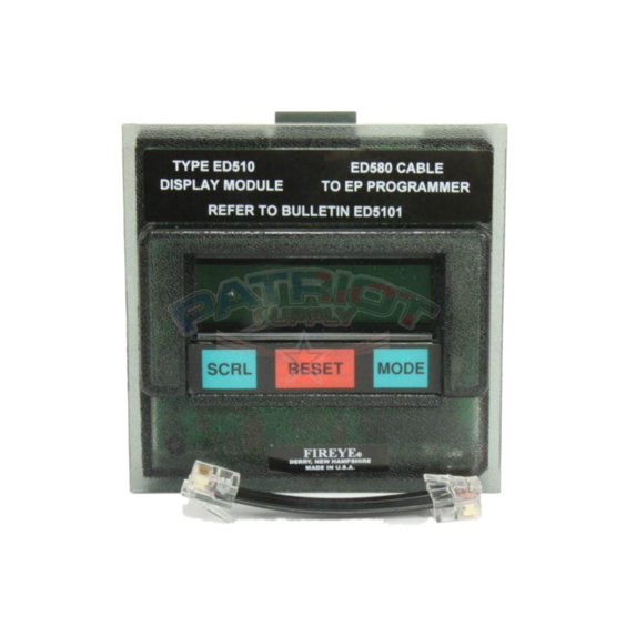 Fireye ED510 Display Module For Use With EP Series Program Cards