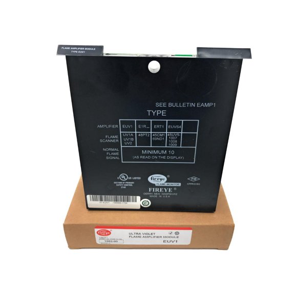 Fireye EUV1 Ultra-Violet Amplifier For E110 And EB700 Controls