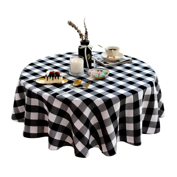 Firlar Christmas Decorations Red And Black Checkered Tablecloth Table Mat Table Mat--Checkered Cloth Tablecloth Red And Black Checkered